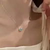 Collar de Estrella Súper Brillante con Circonita Completa Estilo Coreano para Mujer, Cadena de Clavícula de Lujo Ligero Nicho de Gama Alta, Gargantilla Elegante Cadena para Suéter