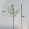 Gipsófila Fresca y Sencilla de 3 Puntas Flores Artificiales al por Mayor para Comercio Exterior, Decoración del Hogar, Accesorios de Boda y Ramos