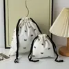 Bolsa con Cordón de Lazo Dulce Transfronteriza Corazón de Niña de Alto Valor Bolsillo Portátil con Cordón Bolsa de Almacenamiento de Artículos Diversos de Escritorio de Lujo Ligero