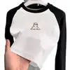 Camiseta de Manga Larga con Bloques de Color para Niñas Otoño Invierno 2026 Nueva Elegante Ropa Interior Térmica de Polar para Niños Medianos y Mayores Top Cálido