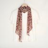 Bufanda Larga Floral Pequeña Estilo Nuevo Francés para Mujer Primavera y Verano Ligera Bufanda Qiaoqi Decoración de Cinturón Bufanda Exterior Casual