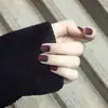 Variedad de Manicuras Impresas Portátiles, Parches Reutilizables de Uñas Postizas en Caja, Patrón de Cuadros Terminado
