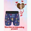 Exportação Transfronteiriça Temu Novas Cuecas Boxer Masculinas Europeias e Americanas Engraçadas e Interessantes Foto Cuecas Boxer para Homens