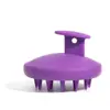 Escova de shampoo dupla função macia de silicone de grau alimentício mais vendida internacionalmente, uma ferramenta de shampoo portátil e conveniente