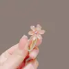 Versión Coreana del Nuevo Dulce Super Hada Flor de Seda Glaseada Pinza de Pato Pinza Lateral Nuevo Exquisito Accesorio para el Cabello para Mujeres