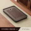 Bandeja de preparo a seco bandeja de chá doméstica luxo leve pequeno armazenamento de água mesa de chá conjunto de chá Gongfu mar de chá de bambu sala de estar dois
