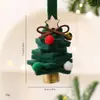 Nova Árvore de Natal de Feltro da Amazon Sino Pingente Decorações de Natal Arranjo Enfeites Pingente de Carro Em Estoque