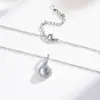 Collar con Colgante de Bombilla Pequeña de Jade Espuma de Agua Cadena para Clavícula de Mujer Estilo Chino Simple Estilo Lujo Ligero Estilo Popular de Transmisión en Vivo Venta Directa de Fábrica