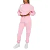 Traje de mujer nuevo de primavera, otoño e invierno transfronterizo europeo y americano, moda deportiva con logotipo, suéter de manga larga con capucha, traje de dos piezas