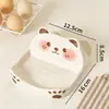 Soporte para Tapa de Olla Oso de Dibujos Animados Soporte de Escritorio para Espátula Encimera de Cocina Tapa de Olla Tabla de Cortar Almacenamiento Estante Creativo Venta al por Mayor