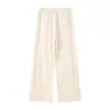 Diseño elegante, cierre de botón inclinado, pantalones casuales para hombre, marca de moda de alta gama, estilo cleanfit, plisados, tela fluida, corte holgado, pantalones largos de pierna recta