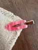 Directo de Fábrica Clip de una Palabra Sin Costuras Acetato Ondulado Clip de Pico de Pato Multicolor Base Plateada Soporta Lotes Mixtos En Stock