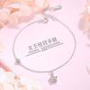 Pulseira Coroa prata esterlina s925 design de nicho ins moda temperamento simples estudante dia melhor amiga namorada pulseira maré