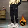 Calças Casuais Masculinas Espessas para Outono e Inverno Calças Longas Esportivas ao Ar Livre Moda Tendência Calças Casuais Masculinas Quentes