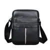 9003 Bolso de Hombro Genuino de Cuero para Hombre, Bolso Vertical de Piel de Vaca de Primera Capa de Alta Gama para Viajes de Negocios, Bolso Cruzado Casual para Hombre