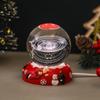 Árvore de Natal Transfronteiriça Bola de Cristal 3D Luminária de Mesa para Escritório Bola de Vidro Ornamentos Luminosos Presentes Comemorativos de Feriado
