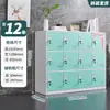 Estante de aço, armário de armazenamento para sala de aula, armário escolar, armário de armazenamento para jardim de infância, colorido, com fechadura e fecho magnético