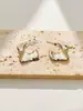 Pendientes Metálicos Irregulares Brillantes de Alta Gama, Pendientes de Moda y Versátiles, Pendientes de Diseño de Nicho