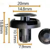Hebilla de Expansión Tipo Presión para Coche Revestimiento de Tapa de Tanque de Agua Placa Protectora Clip de Fijación de Nylon Venta Caliente Transfronteriza