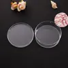 Cajas de Embalaje de Plástico Transparente Redondas de PS para Maquillaje, Galletas, Dulces y Joyería, Cajas Vacías