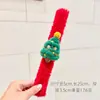 Anel de Pressão de Natal Pulseira Infantil de Natal Pingente Anel de Pressão de Pelúcia Acessórios do Papai Noel