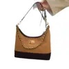 Bolso de Hombro Acolchado con Cadena Mate de Color Contrastante 2025 Nuevo Estilo Simple de Viaje Moda Europea y Americana Bolso Cruzado de Axila Bolso de Mujer