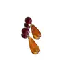 Pendientes de Resina con Forma de Gota de Agua Estilo Europeo y Americano, Moda Coreana, Pendientes de Personalidad Simples y Únicos, Tachuelas Versátiles y Retro