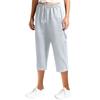 Sudeste Asiático Transfronterizo Primavera y Verano Cintura Elástica Casual Pantalones Cortos Simples Talla Grande Holgados Rectos Comercio Exterior Mayorista