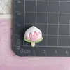 Mini Accesorios de Resina para Helado de Frutas Fresa Pequeña Sandía Paleta Pasador Caja de Almacenamiento Papelería Decoración de Ropa de Bebé
