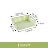 Cesta de armazenamento de plástico caixa de armazenamento de lanches para mesa cesto de armazenamento cesta de armazenamento cesta de armazenamento retangular cesta de banho