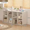 Gabinete de noche de ocho compartimentos para dormitorio, estantería, estante de almacenamiento de pie, armario de almacenamiento, gabinete Calac, estantería
