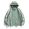 Promoción Principal de Verano: Ropa Nueva en Stock con Protección Solar para Hombre, Chaqueta con Capucha de Verano de Moda y Tendencia, Holgada, para Jóvenes