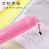 Bolsa de arquivo espessa bolsa de PVC bolsa de malha transparente A4 com zíper pasta de transporte armazenamento de contas bolsa de arquivo bolsa de papelaria