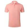 Camisa Polo roupa de trabalho camiseta de manga curta impressão uniforme de equipe camisa cultural personalizada top de manga meia-manga para trabalho