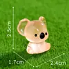 Novo Koala Luminoso Micro Paisagismo DIY Bola de Cristal Decorações Bonitos Enfeites de Resina Koala