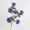 Flores Artificiais Rosa Iceberg Flores Falsas Decorações de Flores para Mesa de Jantar Sala de Estar Casa Arranjo de Flores para Salão de Casamento Flores de Seda