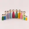 Juguetes de Graffiti Personalizados para Niños Niños y Niñas Figuras de Madera Pintadas a Mano Muñecas de Madera Coloridas Adornos Marioneta Decoración