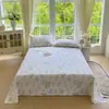 Ropa de Cama Gruesa de Algodón Puro Tela Rugosa Antigua Grado A Materno e Infantil Juego de Tres Piezas Funda de Edredón de Algodón Funda de Almohada Algodón Lino Esterilla de Verano Venta al por Mayor