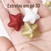 Amazon Hot Sale Christmas Glitter Stereo Foam Star Foam Foam 2,5 cm 3,5 cm 4 cm DIY Estrela Decorativa