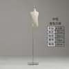 Maniquí de exhibición de medio cuerpo para escaparate de tienda de ropa para niños, maniquí de cuerpo completo para niños y niñas, base de tela y hierro