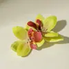 Joyería Europea y Americana Mariposa Artificial Estéreo Orquídea Pin de Pato Flor Pasador Estilo Bohemio Festivo Tocado Floral
