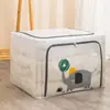 Caja de Almacenamiento de Ropa Hogareña de Algodón y Lino Artefacto para Armario Caja de Almacenamiento Plegable para Ropa Tejido de Gran Capacidad Almacenamiento Caja de Almacenamiento