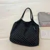 Bolso Rayado Mujer 2026 Nuevo Otoño Casual Estudiante Universitario Clase Viaje Diario Bolso Tote Gran Capacidad Bolso de Hombro