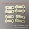 Accesorios para máquina de tejer trenzadora de flauta de plata sk280 sk218 sk325 Tarjeta de flor Hebilla (4 piezas)