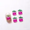 Verano Estilo Ins Tulipán Lindo Hielo Transparente Joyería para Uñas Arte de Uñas Flor de Resina Estéreo Accesorios para Uñas Hecho a Mano DIY