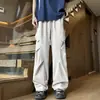 Pantalones de verano ligeros para hombre con buena caída, diseño de ropa de trabajo holgada estilo americano, pantalones casuales deportivos de seda helada de secado rápido, modernos