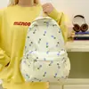 Mochila Cruzada de Tulipanes para Mujer, Estilo Ins Coreano, Artística y Fresca, Adecuada para Estudiantes de Secundaria y Preparatoria, Mochila Estilo Universitario, Bolso de Doble Hombro