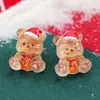 Serie Navideña Adornos para Uñas Papá Noel Muñeco de Nieve Reno Árbol de Navidad Caja de Regalo Armadura para Árbol Funda para Teléfono Móvil Adornos