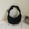 Bolso Estilo Ballet para Mujer, Nuevo Tendencia Verano 2026, Bolso de Hombro o Axila con Lunares, Bolso Cruzado de Gran Capacidad