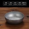 Cuenco de arroz retro de acero inoxidable 304, cuenco para salsa de estilo japonés antiguo, plato para salsa, cuenco para sopa de restaurante, cuenco pequeño de cocina